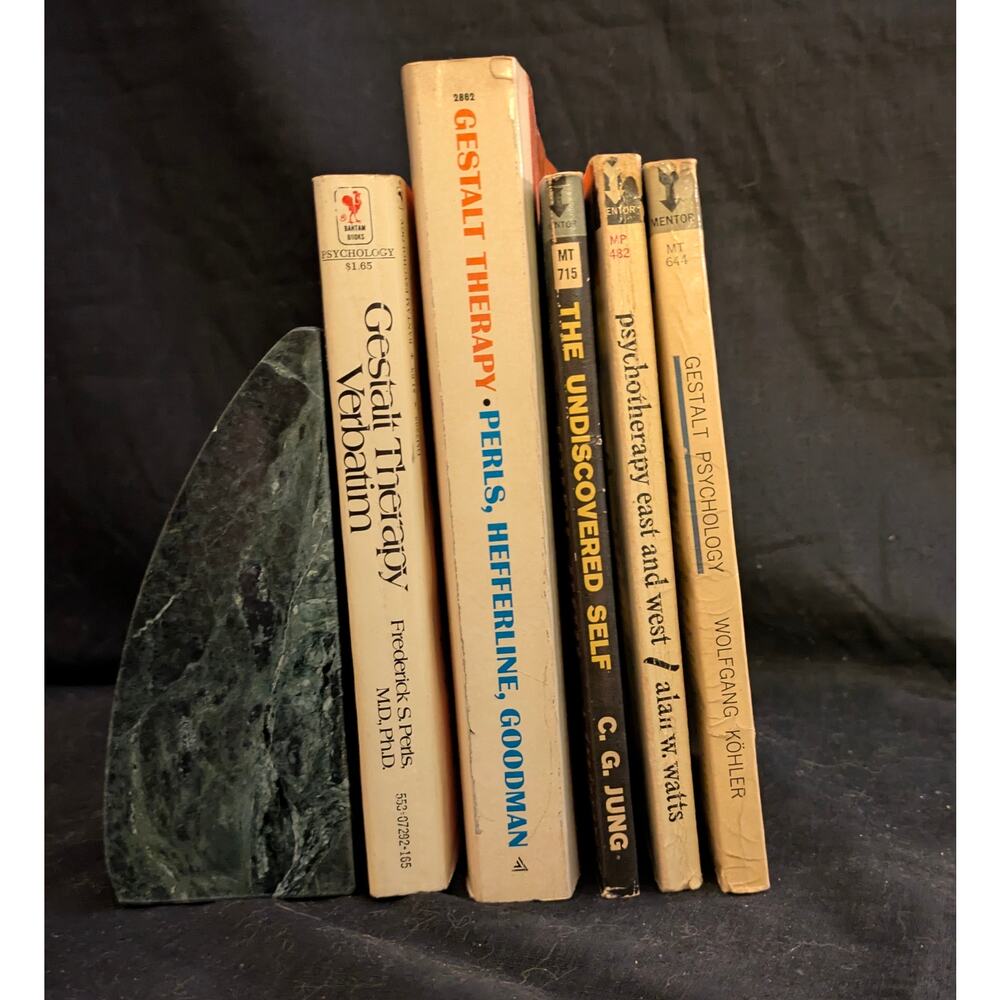 Vintage Gestalt Psychology Book Lot Jung Watts Perls Köhler 5 books